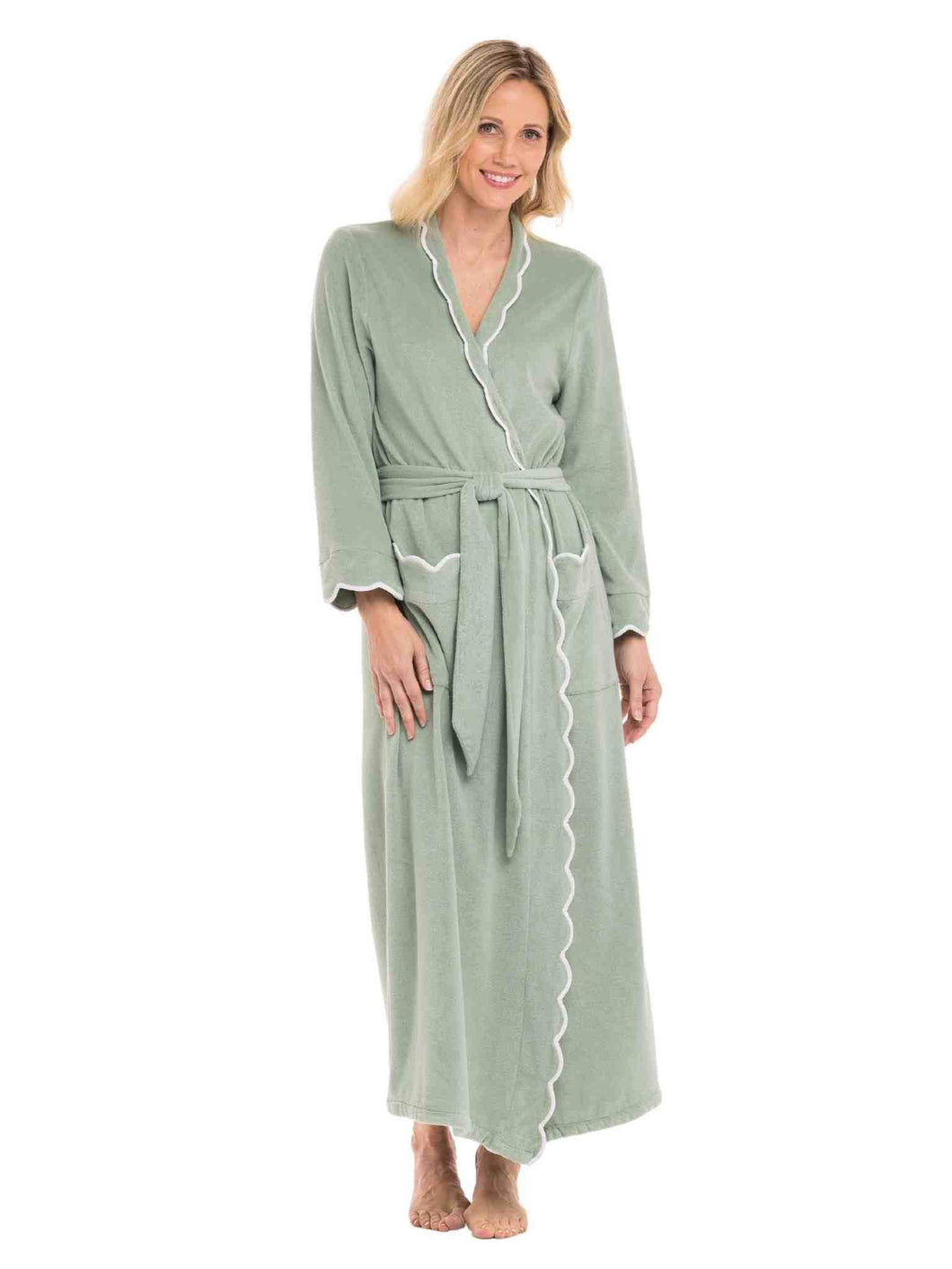 Bath & Robes Women's Chenille Full Length Cotton Robe (Small, Cherry Red)  at  Women's Clothing store