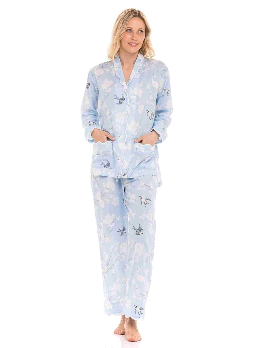 Pale Blue Gardenia Pajamas