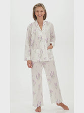 Load and play video in Gallery viewer, Lavender Print Pajamas

