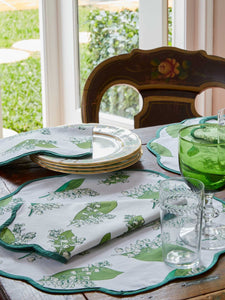 Lily-of-the-Valley Napkin and Placemat (set of 4)