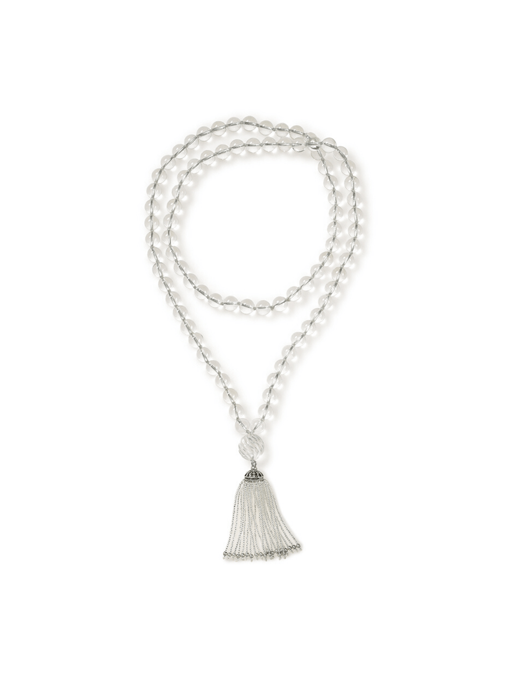 Long Turkish Tassel Quartz Crystal Necklace