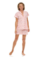 Load image into Gallery viewer, Coral Filigree PJ with Shorts
