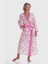 Load and play video in Gallery viewer, Pink Pagoda Classic Robe

