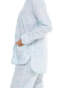 Ice Blue Filigree Pajamas