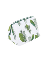 Load image into Gallery viewer, Lily-of-the-valley Quilted Cosmetic Case
