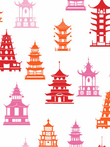 Pink Pagoda Pajamas