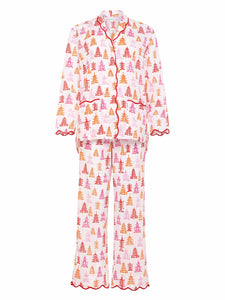Pink Pagoda Pajamas