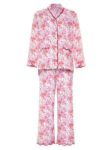 Pink Floral Pajamas