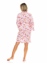 Load image into Gallery viewer, Pink Pagoda Short Classic Robe
