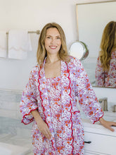 Load image into Gallery viewer, Pink Floral Slip Nightgown
