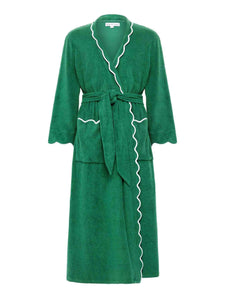 Emerald Green French Terry Robe