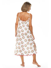 Load image into Gallery viewer, Holiday Wreath Print Slip Nightgown
